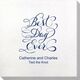 Whimsy Best Day Ever Bamboo Luxe Napkins Image 1 of 7